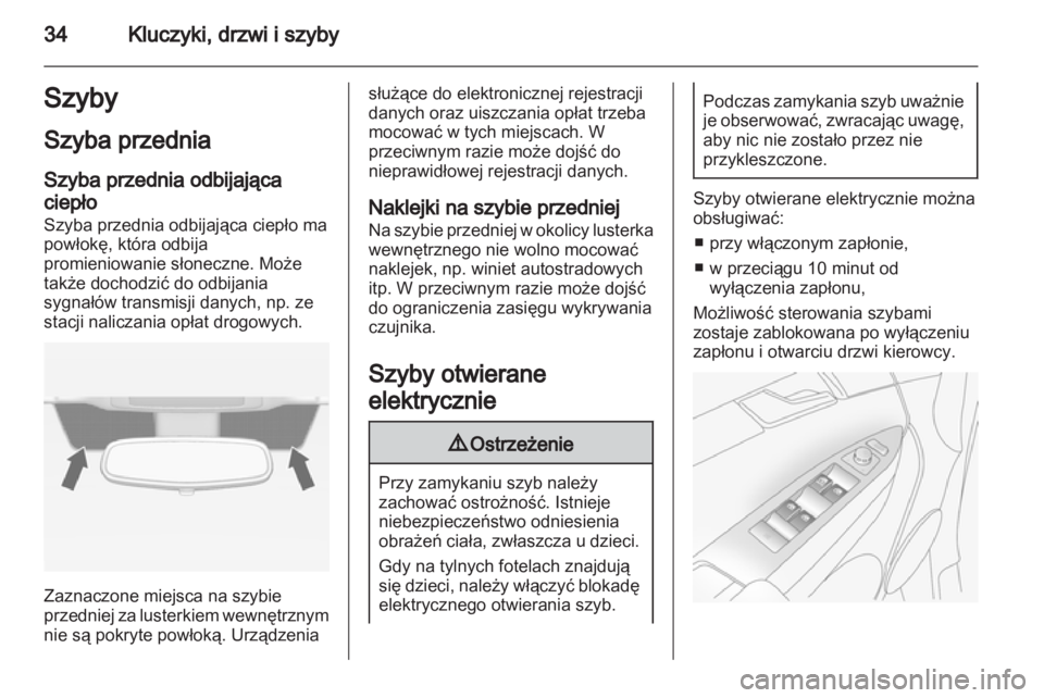 OPEL ANTARA 2013.5  Instrukcja obsługi (in Polish) 