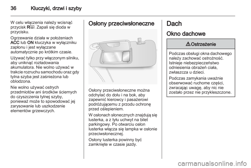 OPEL ANTARA 2013.5  Instrukcja obsługi (in Polish) 