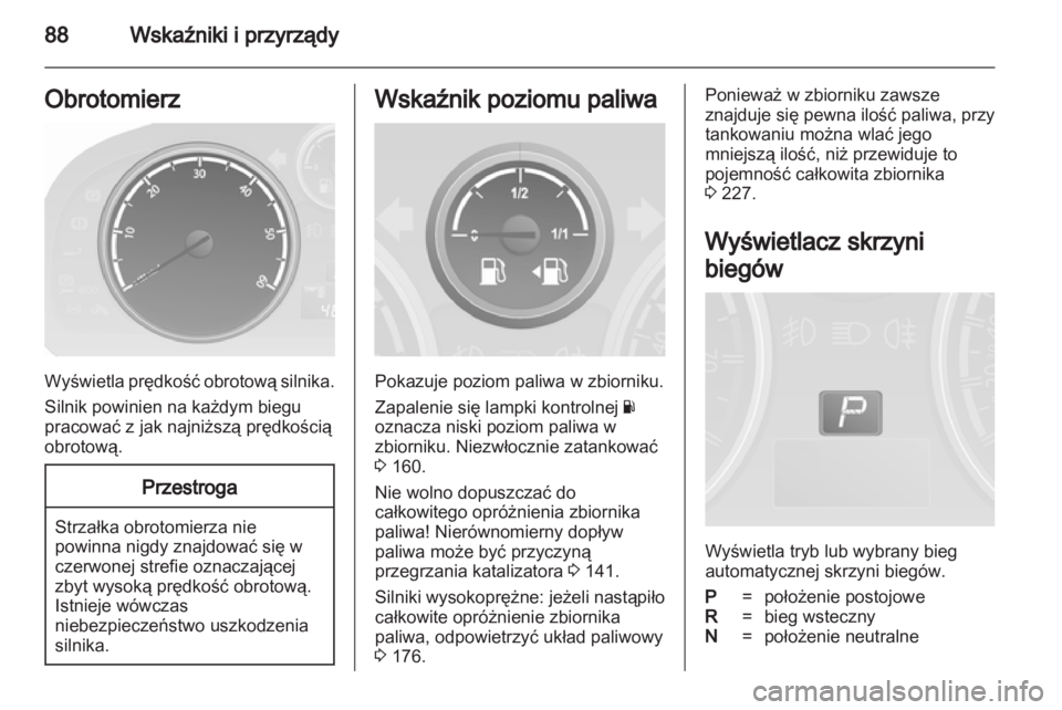 OPEL ANTARA 2013.5  Instrukcja obsługi (in Polish) 