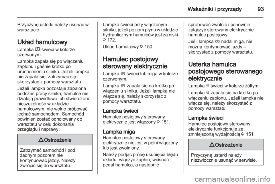 OPEL ANTARA 2013.5  Instrukcja obsługi (in Polish) 