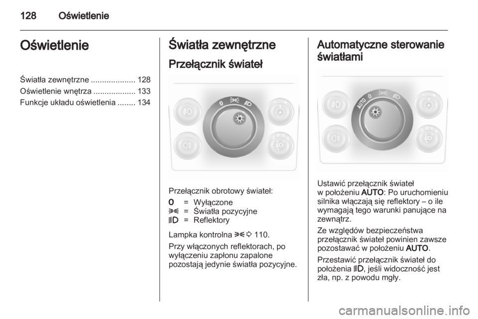 OPEL ASTRA H 2012  Instrukcja obsługi (in Polish) 