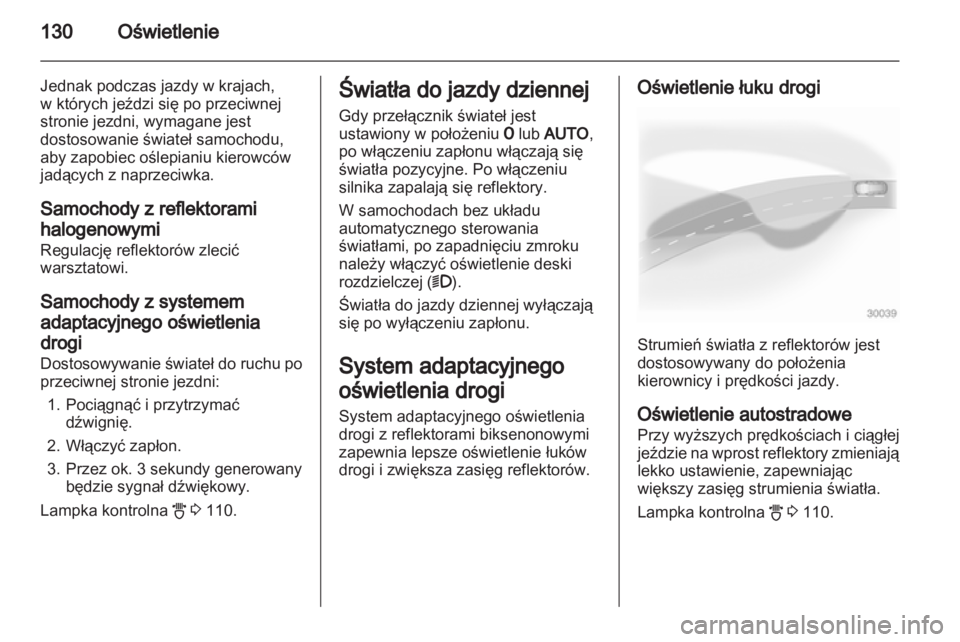 OPEL ASTRA H 2012  Instrukcja obsługi (in Polish) 