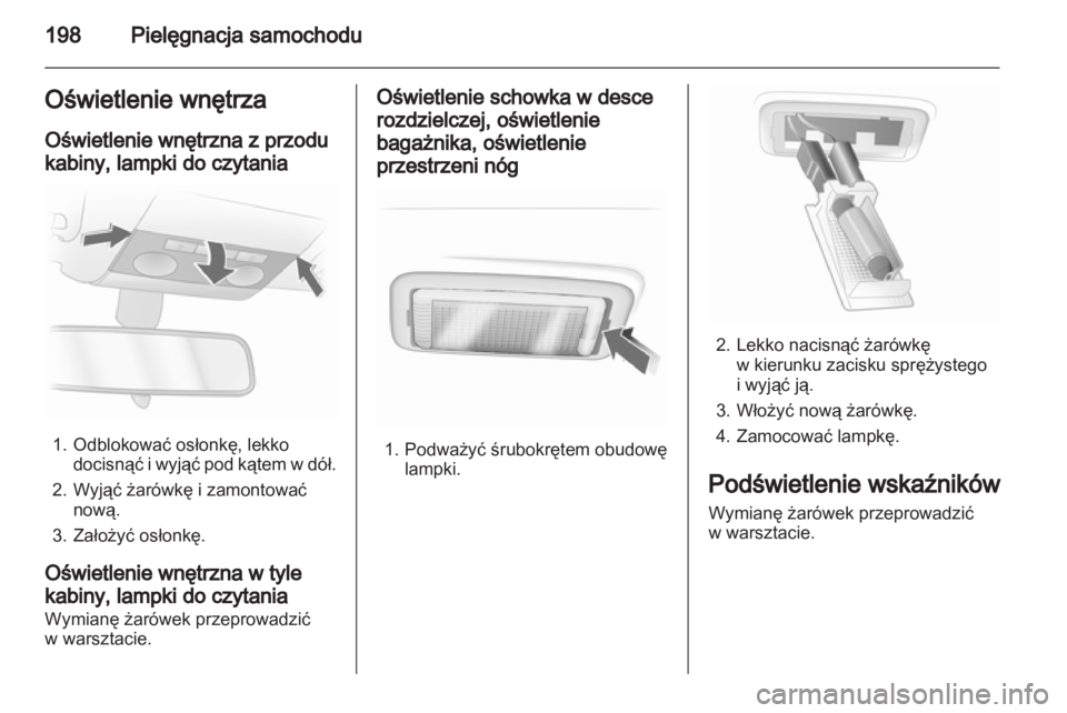 OPEL ASTRA H 2012  Instrukcja obsługi (in Polish) 