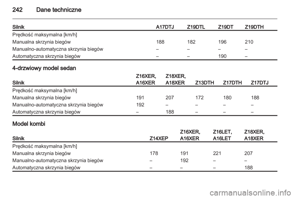 OPEL ASTRA H 2012  Instrukcja obsługi (in Polish) 