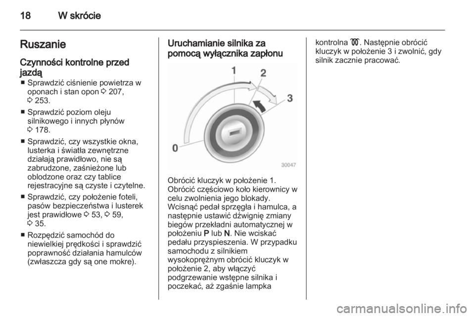 OPEL ASTRA H 2013  Instrukcja obsługi (in Polish) 