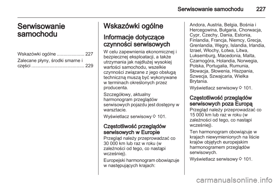 OPEL ASTRA H 2013  Instrukcja obsługi (in Polish) 