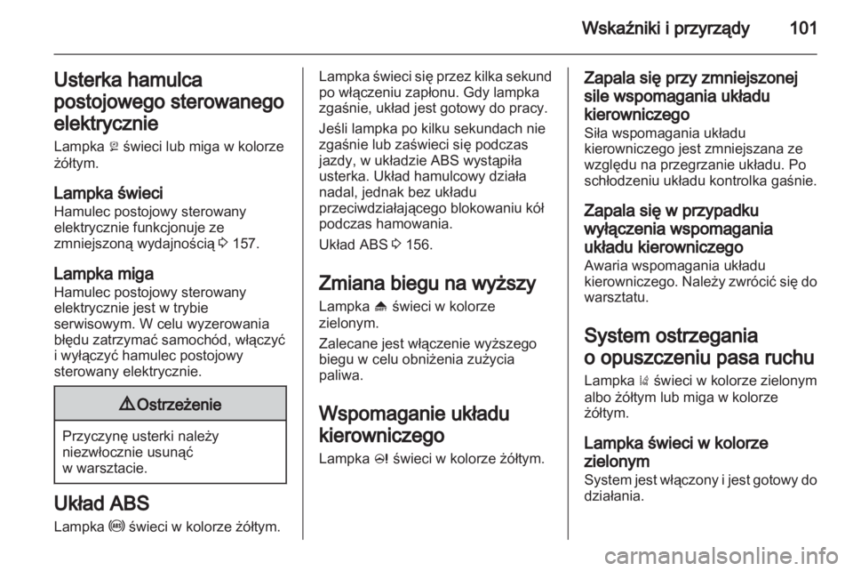 OPEL ASTRA J 2011  Instrukcja obsługi (in Polish) 