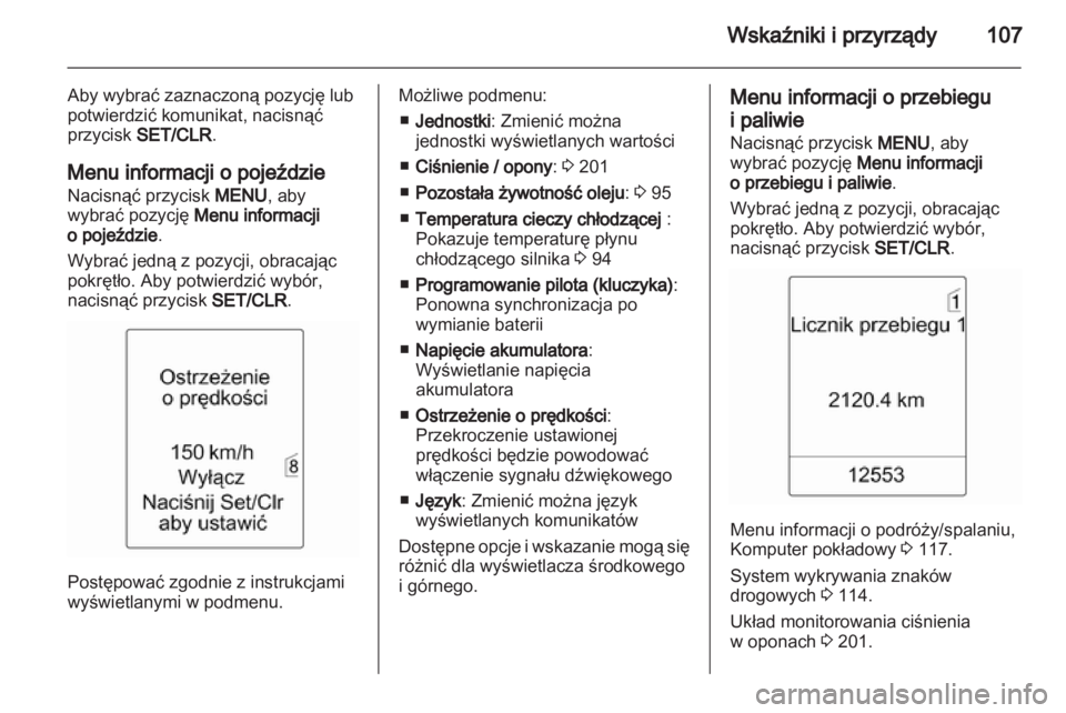 OPEL ASTRA J 2011  Instrukcja obsługi (in Polish) 