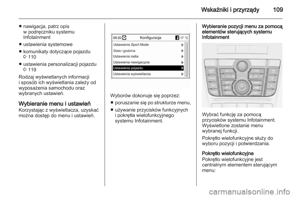 OPEL ASTRA J 2011  Instrukcja obsługi (in Polish) 