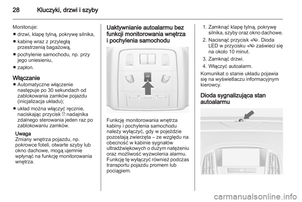 OPEL ASTRA J 2011  Instrukcja obsługi (in Polish) 