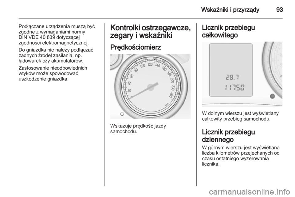 OPEL ASTRA J 2011  Instrukcja obsługi (in Polish) 