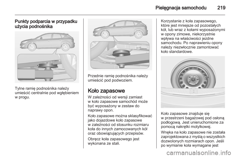 OPEL ASTRA J 2011.5  Instrukcja obsługi (in Polish) 