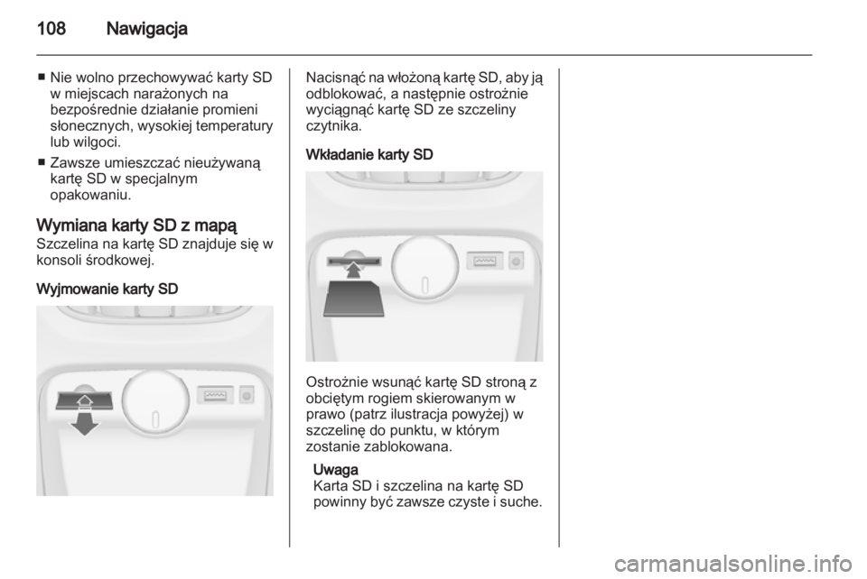 OPEL ASTRA J 2012  Instrukcja obsługi systemu audio-nawigacyjnego (in Polish) 
