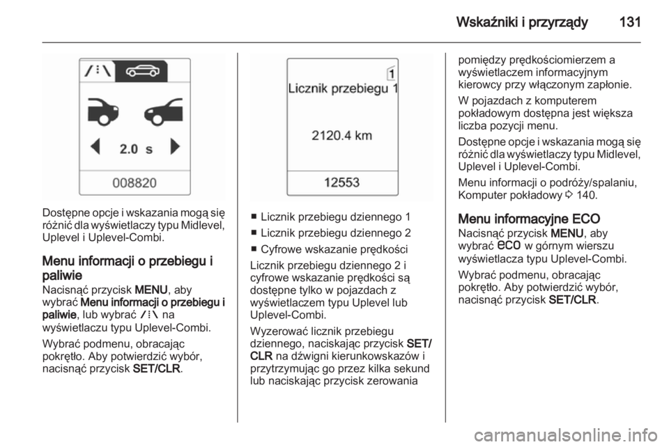 OPEL ASTRA J 2013.5  Instrukcja obsługi (in Polish) 