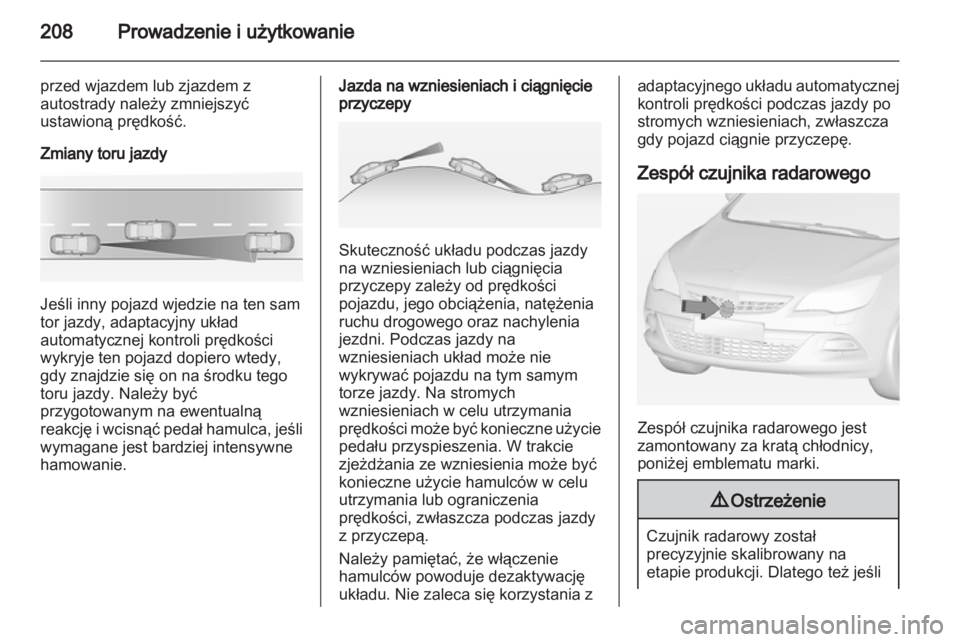OPEL ASTRA J 2013.5  Instrukcja obsługi (in Polish) 