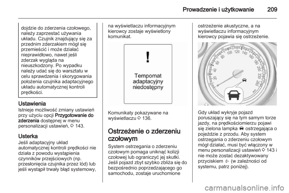 OPEL ASTRA J 2013.5  Instrukcja obsługi (in Polish) 