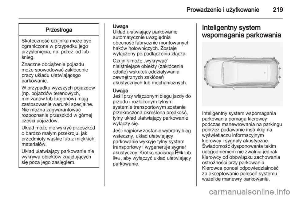 OPEL ASTRA J 2013.5  Instrukcja obsługi (in Polish) 