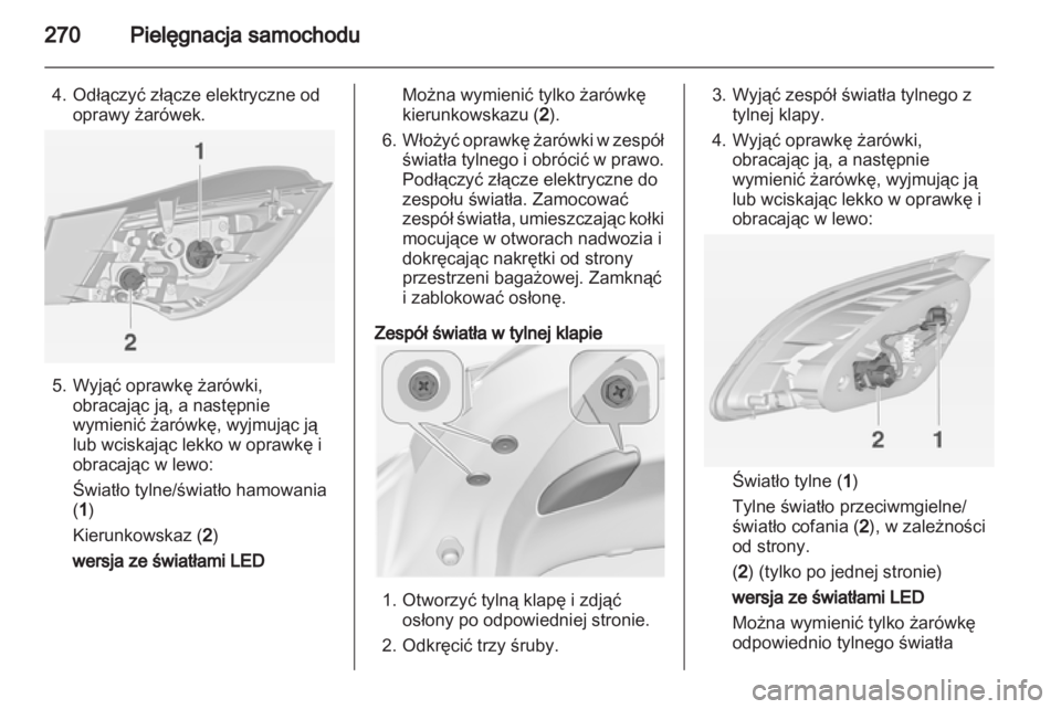 OPEL ASTRA J 2013.5  Instrukcja obsługi (in Polish) 