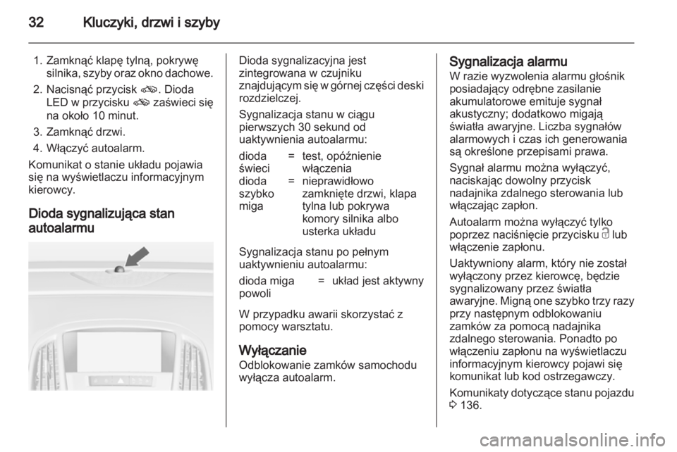 OPEL ASTRA J 2013.5  Instrukcja obsługi (in Polish) 