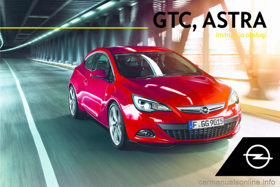 OPEL ASTRA J 2018.5  Instrukcja obsługi (in Polish) Instrukcja obsługi 
