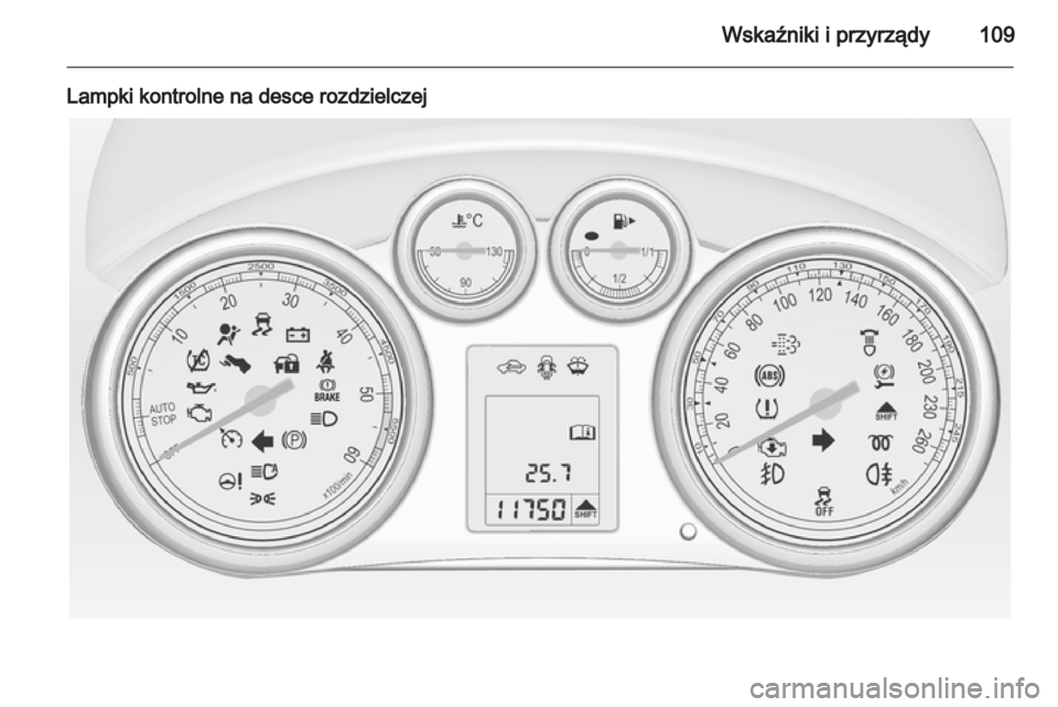OPEL ASTRA J HB5 & ST 2012  Instrukcja obsługi (in Polish) 