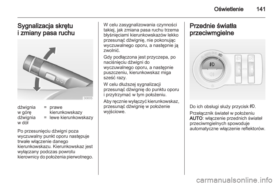 OPEL ASTRA J HB5 & ST 2012  Instrukcja obsługi (in Polish) 