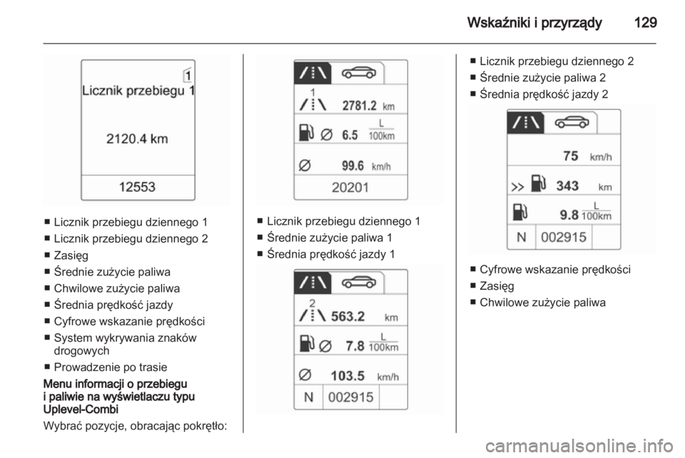 OPEL ASTRA J HB5 & ST 2012.5  Instrukcja obsługi (in Polish) 