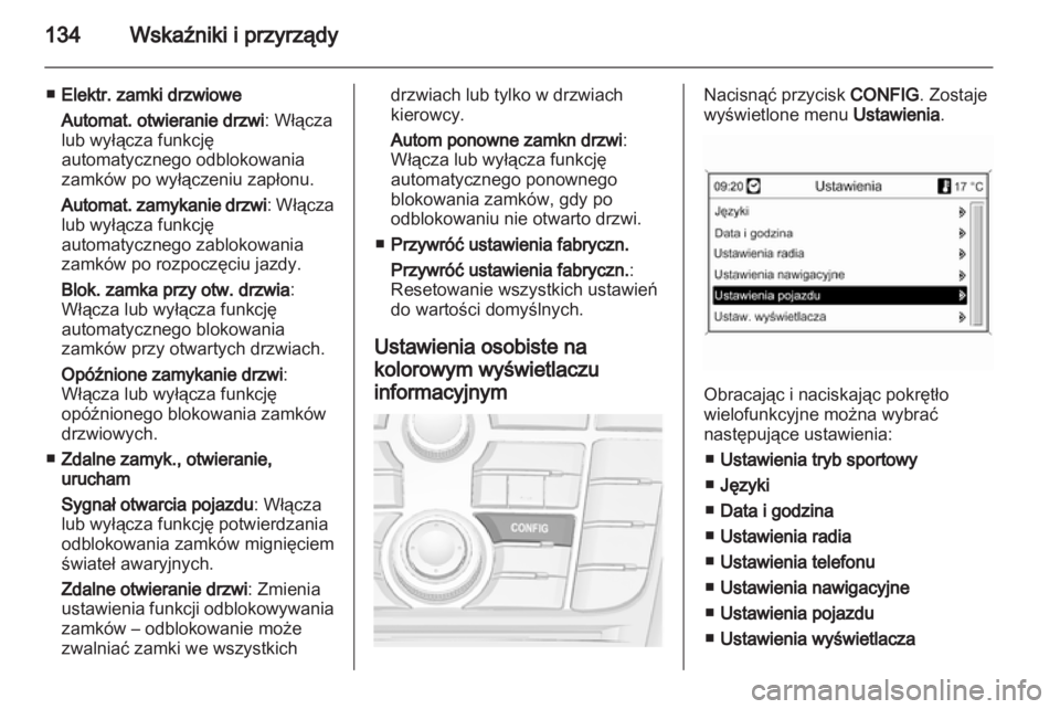 OPEL ASTRA J HB5 & ST 2012.5  Instrukcja obsługi (in Polish) 