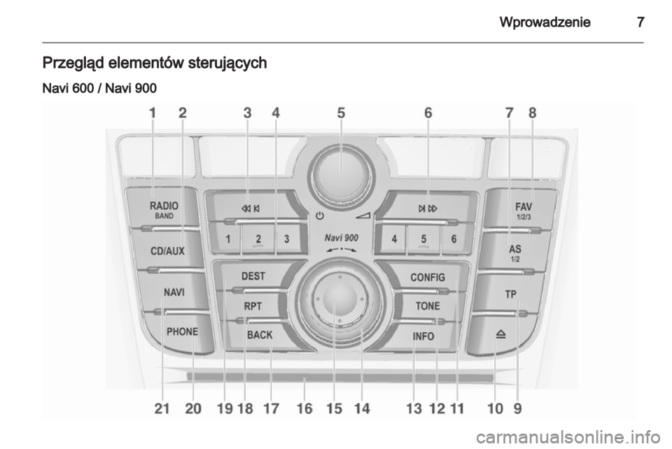 OPEL CASCADA 2013.5  Instrukcja obsługi systemu audio-nawigacyjnego (in Polish) 