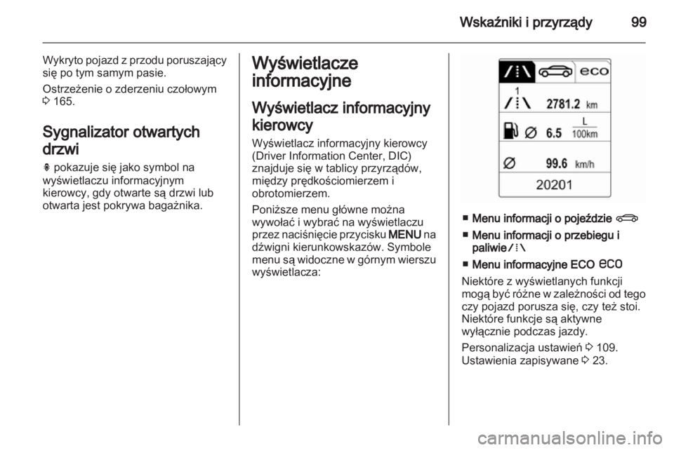 OPEL CASCADA 2013.5  Instrukcja obsługi (in Polish) 