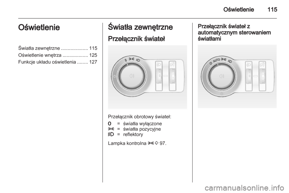 OPEL CASCADA 2013.5  Instrukcja obsługi (in Polish) 