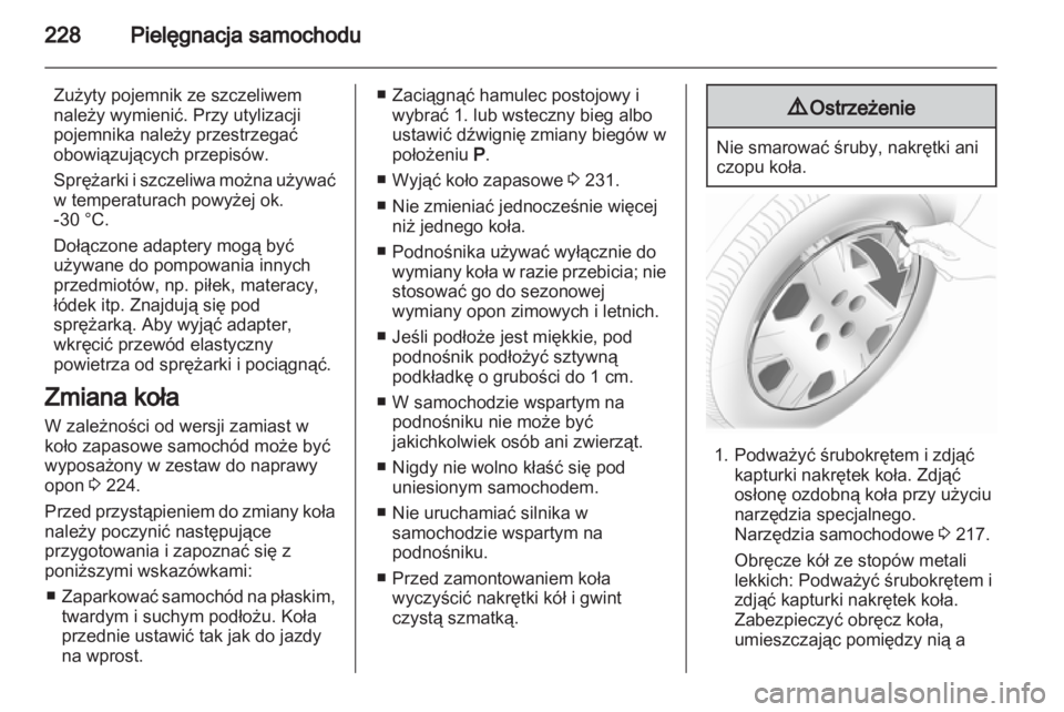 OPEL CASCADA 2013.5  Instrukcja obsługi (in Polish) 