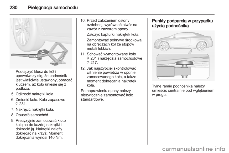 OPEL CASCADA 2013.5  Instrukcja obsługi (in Polish) 