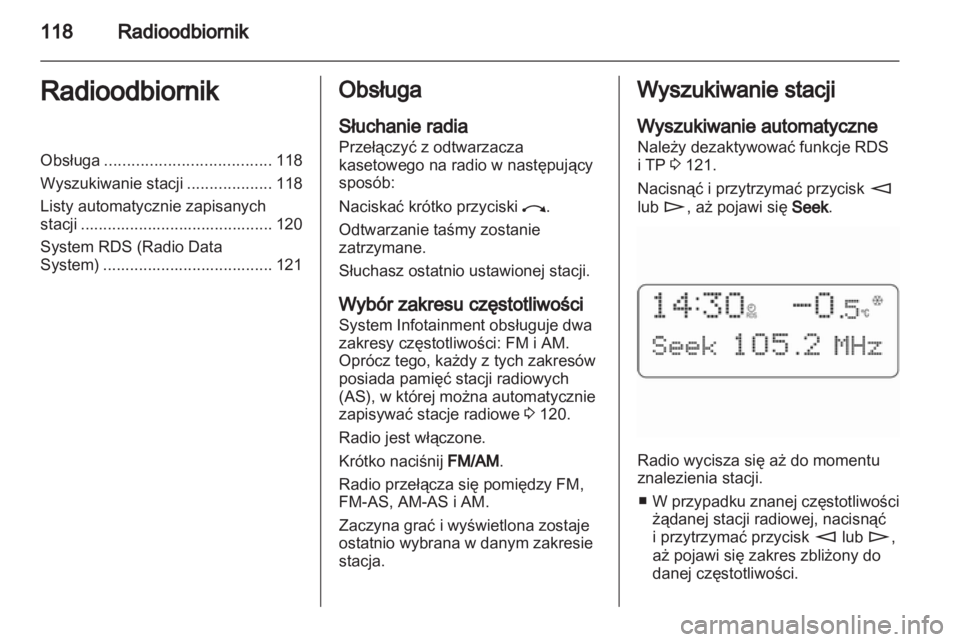 OPEL COMBO 2011  Instrukcja obsługi systemu audio-nawigacyjnego (in Polish) 