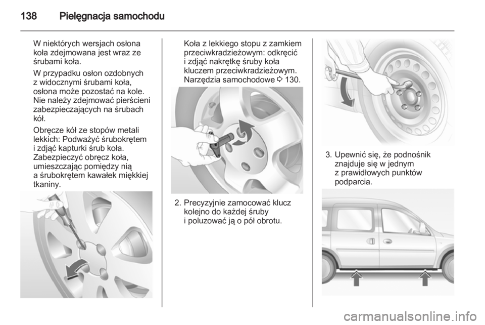 OPEL COMBO 2011  Instrukcja obsługi (in Polish) 