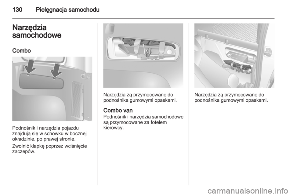 OPEL COMBO 2011.5  Instrukcja obsługi (in Polish) 