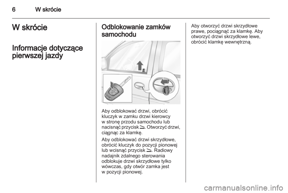 OPEL COMBO 2011.5  Instrukcja obsługi (in Polish) 