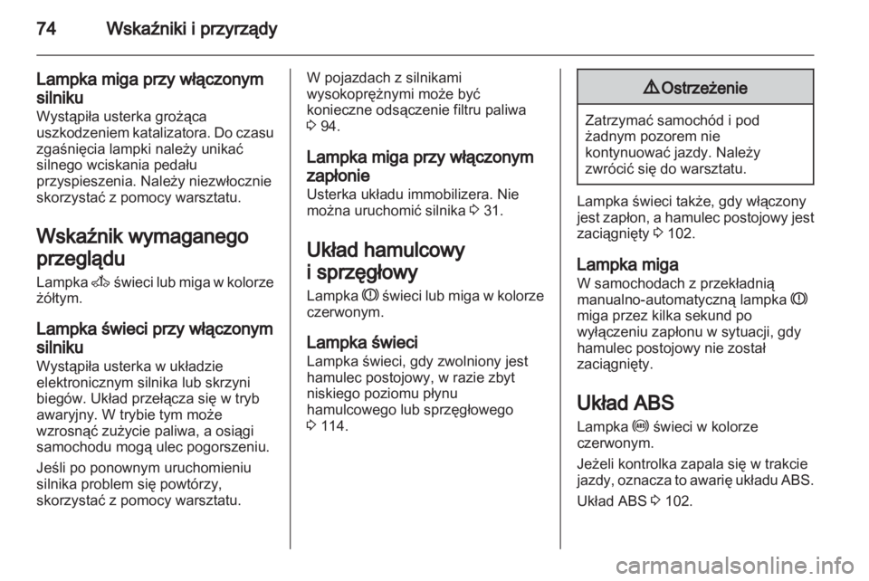 OPEL COMBO 2011.5  Instrukcja obsługi (in Polish) 
