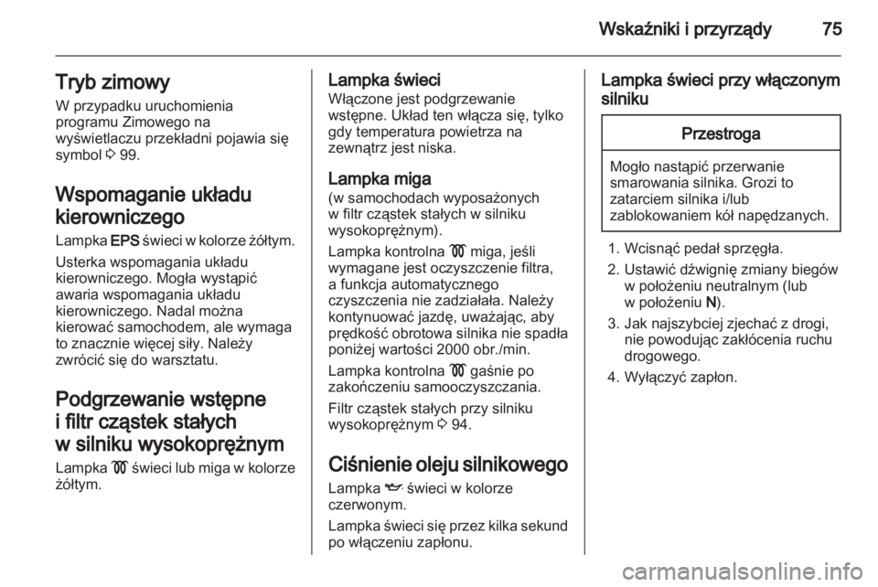 OPEL COMBO 2011.5  Instrukcja obsługi (in Polish) 