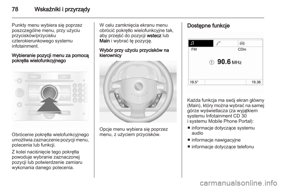 OPEL COMBO 2011.5  Instrukcja obsługi (in Polish) 