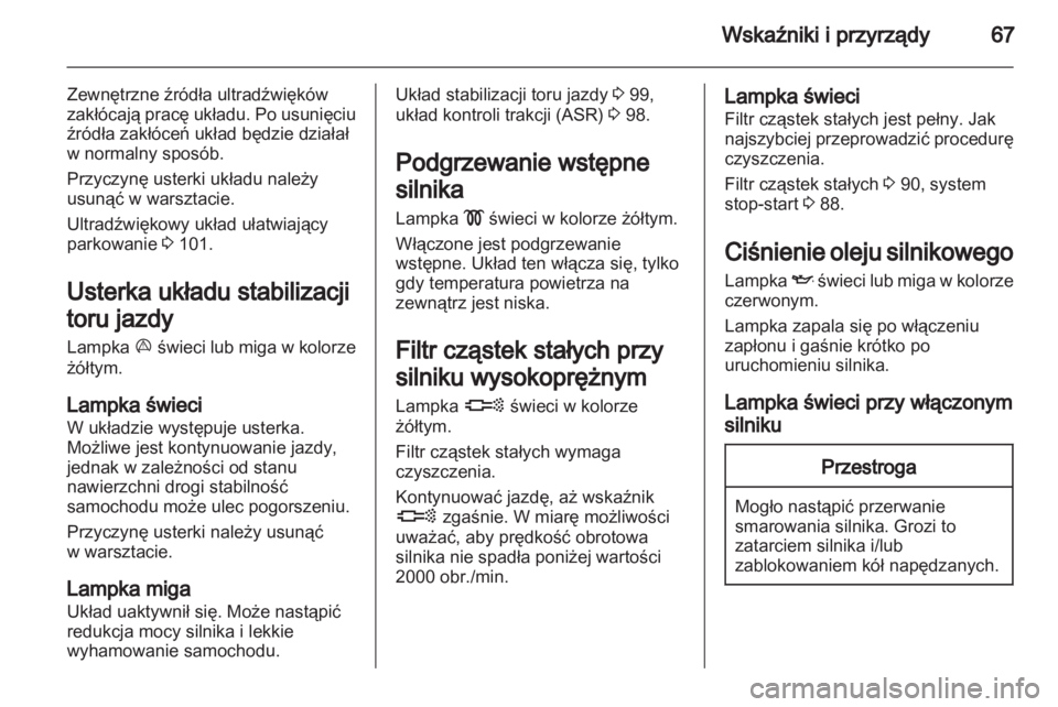 OPEL COMBO D 2012  Instrukcja obsługi (in Polish) 