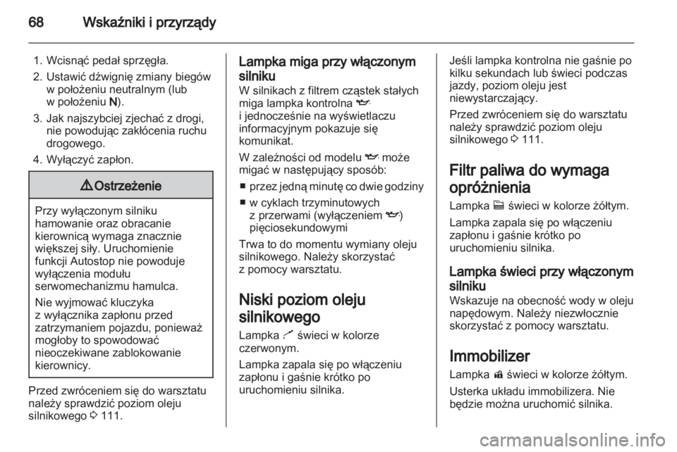 OPEL COMBO D 2012  Instrukcja obsługi (in Polish) 