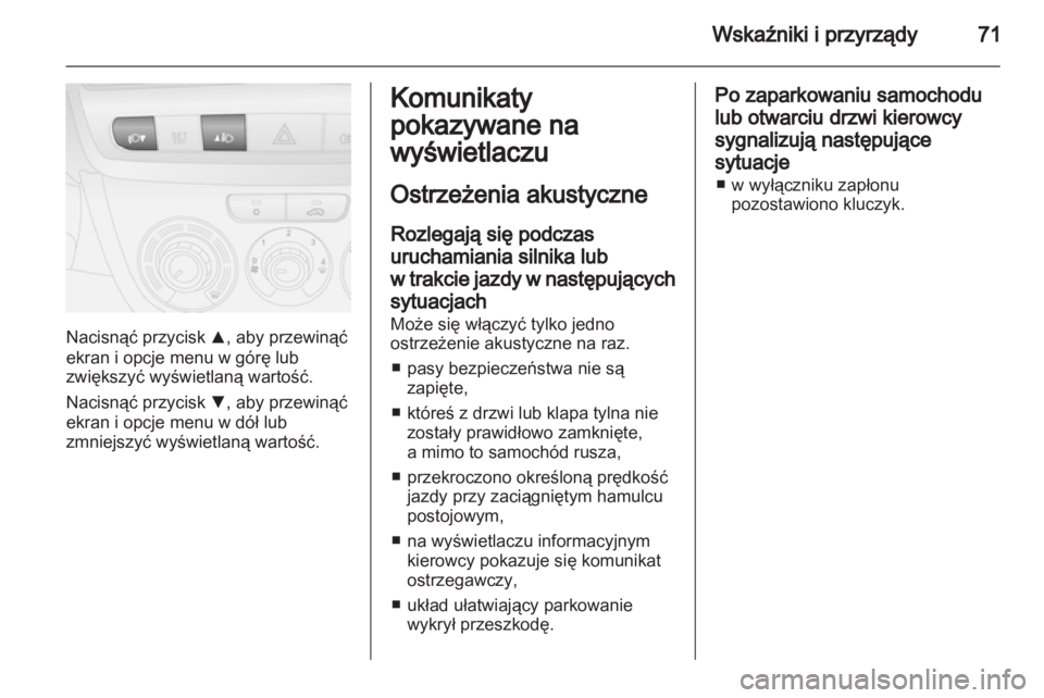 OPEL COMBO D 2012  Instrukcja obsługi (in Polish) 