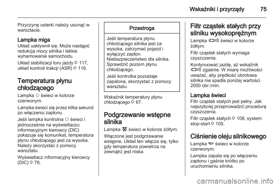 OPEL COMBO D 2013  Instrukcja obsługi (in Polish) 