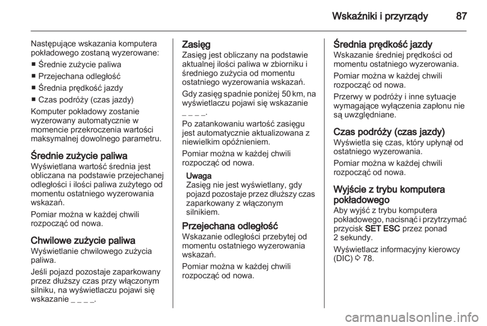 OPEL COMBO D 2013  Instrukcja obsługi (in Polish) 