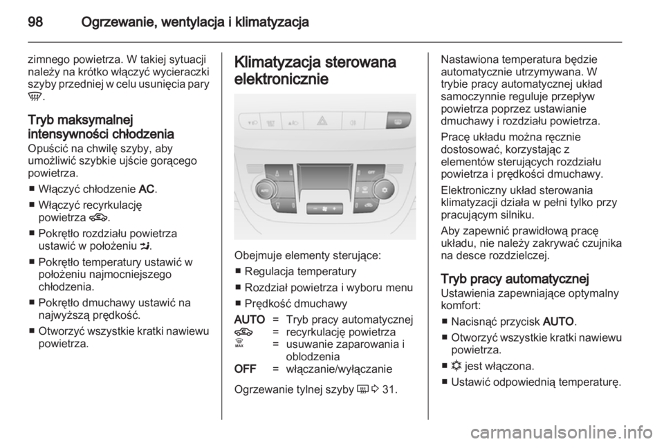 OPEL COMBO D 2013  Instrukcja obsługi (in Polish) 