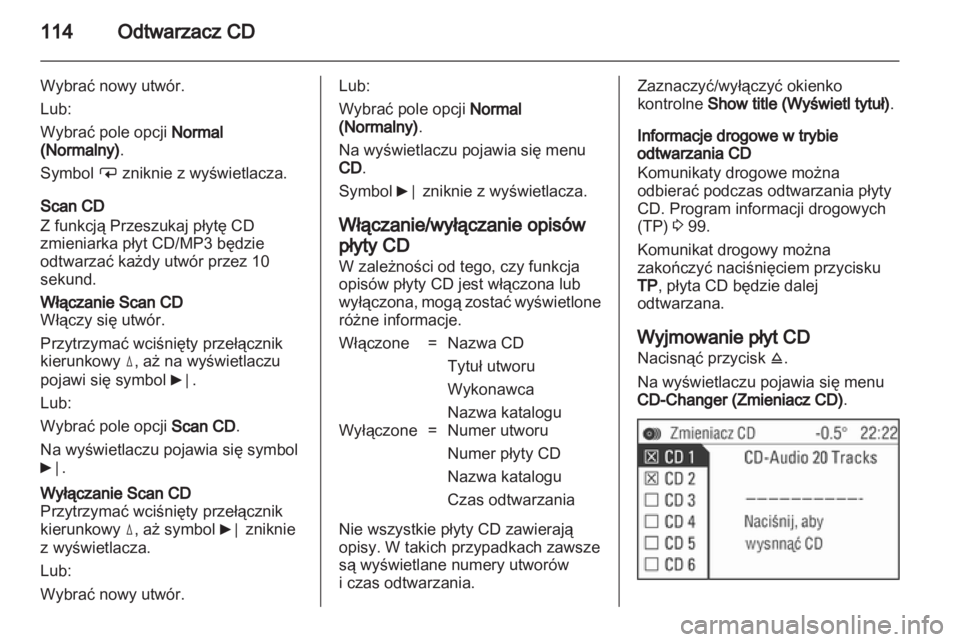 OPEL CORSA 2010.5  Instrukcja obsługi systemu audio-nawigacyjnego (in Polish) 
