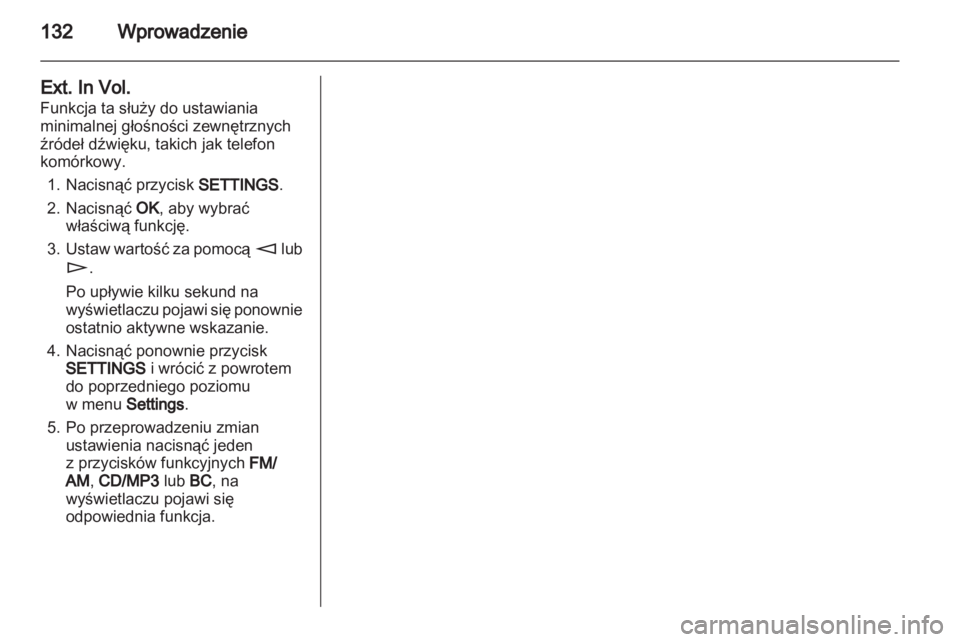 OPEL CORSA 2010.5  Instrukcja obsługi systemu audio-nawigacyjnego (in Polish) 
