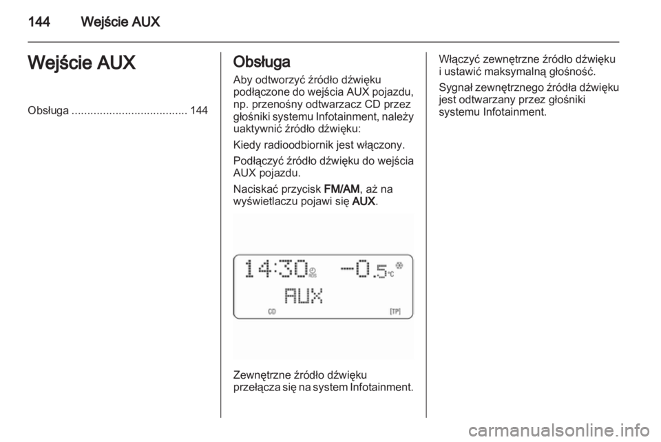 OPEL CORSA 2010.5  Instrukcja obsługi systemu audio-nawigacyjnego (in Polish) 