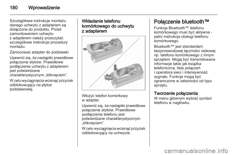 OPEL CORSA 2010.5  Instrukcja obsługi systemu audio-nawigacyjnego (in Polish) 